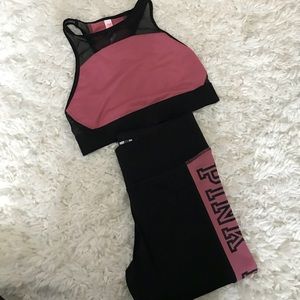 PINK Ultimate leggings and sports bra set